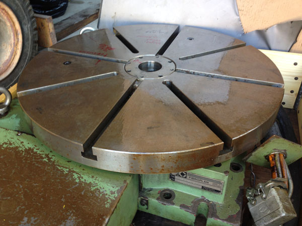 CNC rotary table Fibroplan 630mm 1