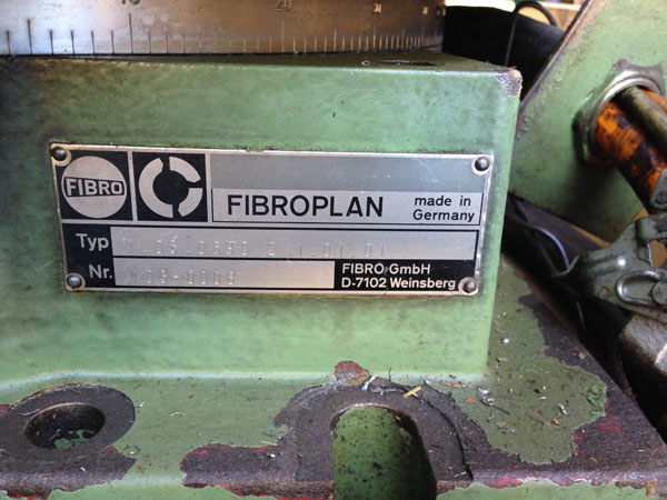 CNC rotary table Fibroplan 630mm 2